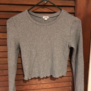 Garage long sleeve crop